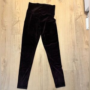 Velvet Leggings - Dark Purple **New**